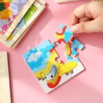 puzzle animal en bois montessori
