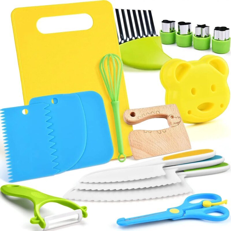 set ustensiles de cuisines montessori pour enfant