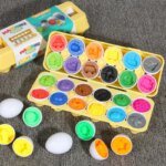 puzzle 3D oeuf montessori formes de voitures